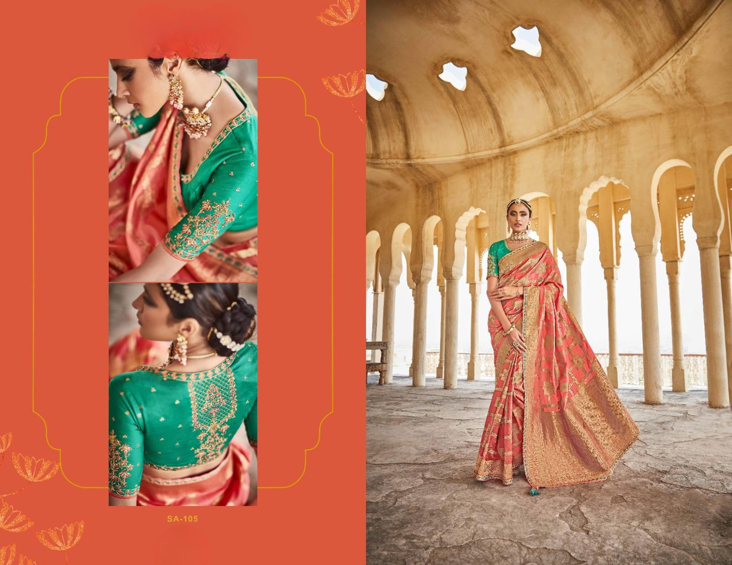 Pure Viscose Dola Silk Saree With Handwork On Blouse And Pallu