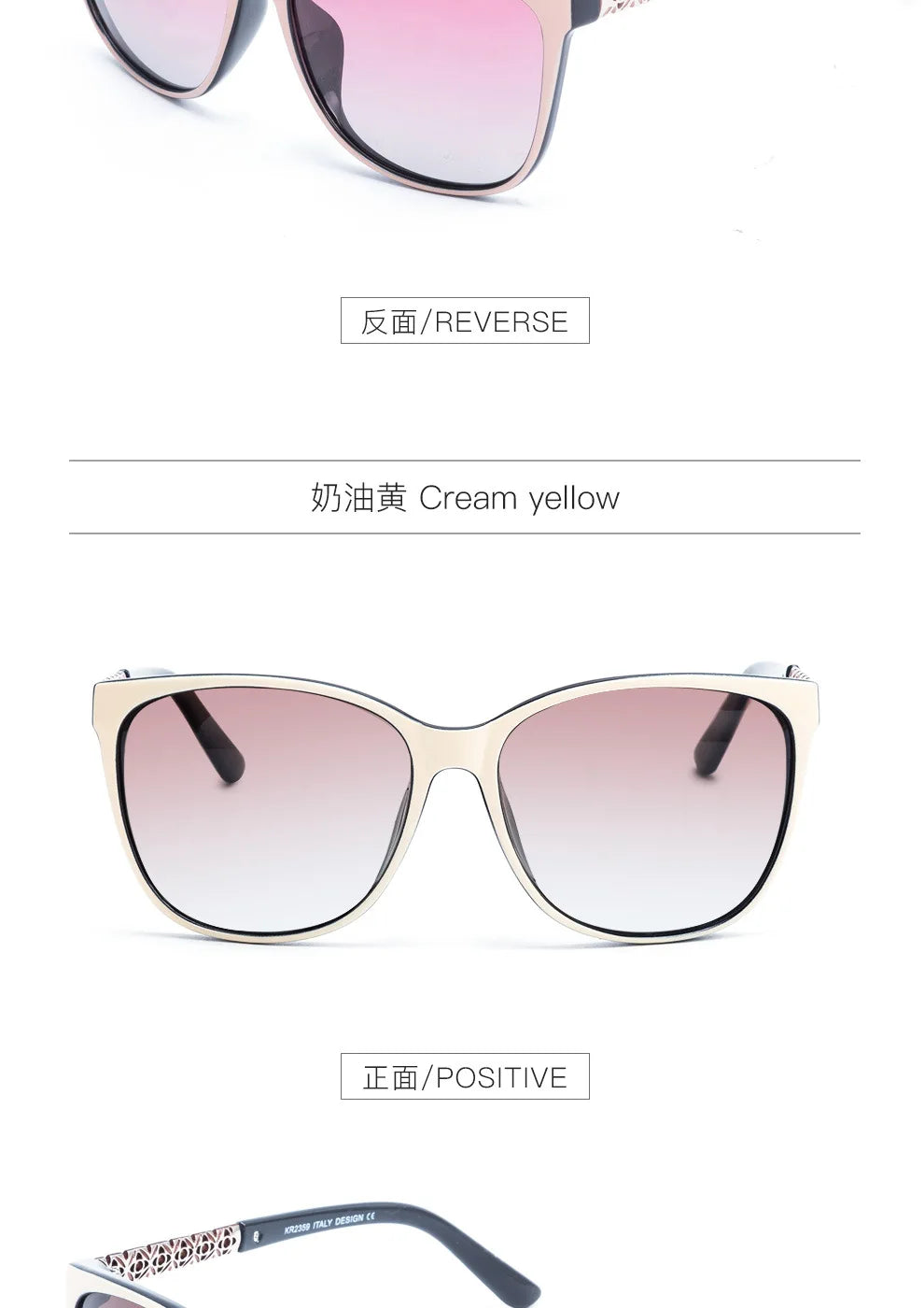 New Fashion TR Memory Frame Polarizing Women Sunglasses