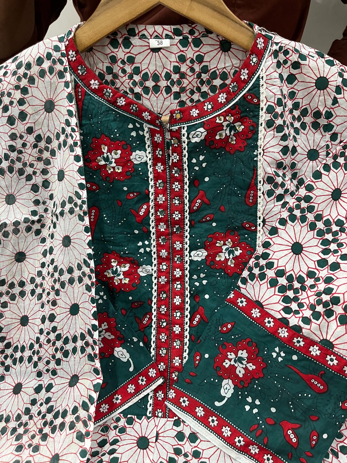 Women's Anarkali Cotton Kurti