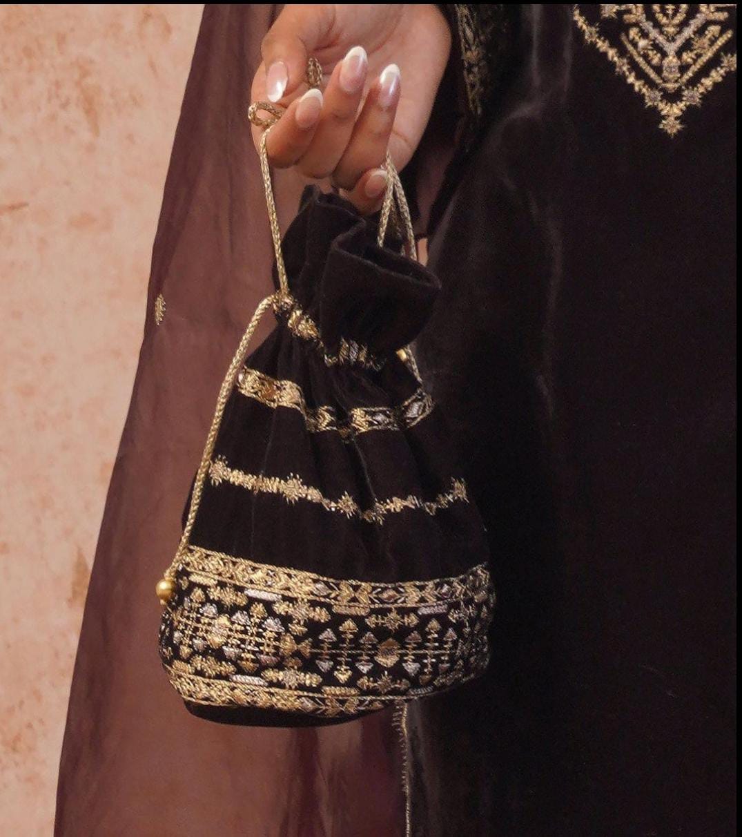 Velvet Embroidered Designer Suits