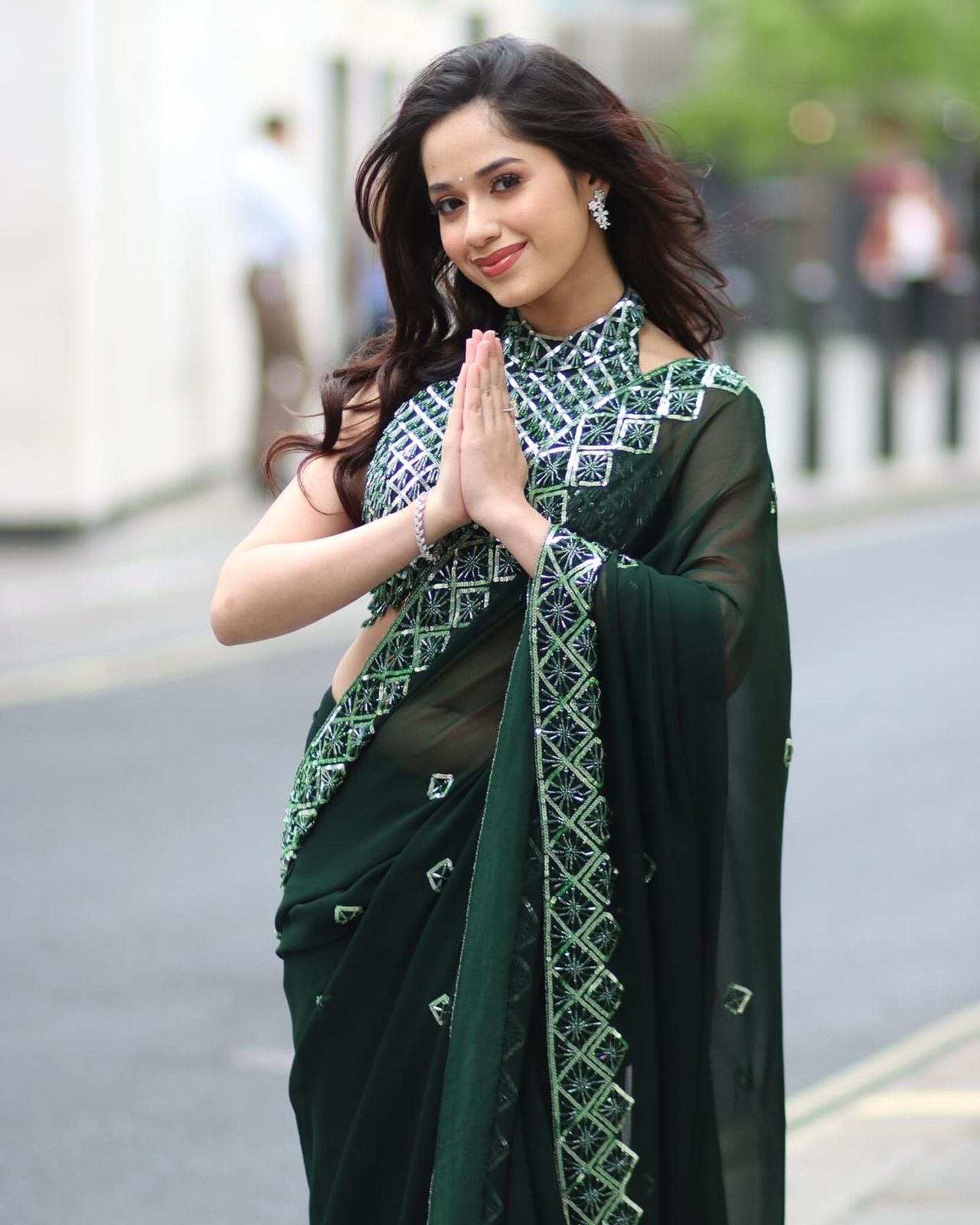 Rangoli Silk Saree with Heavy Sequence Embroidery Work