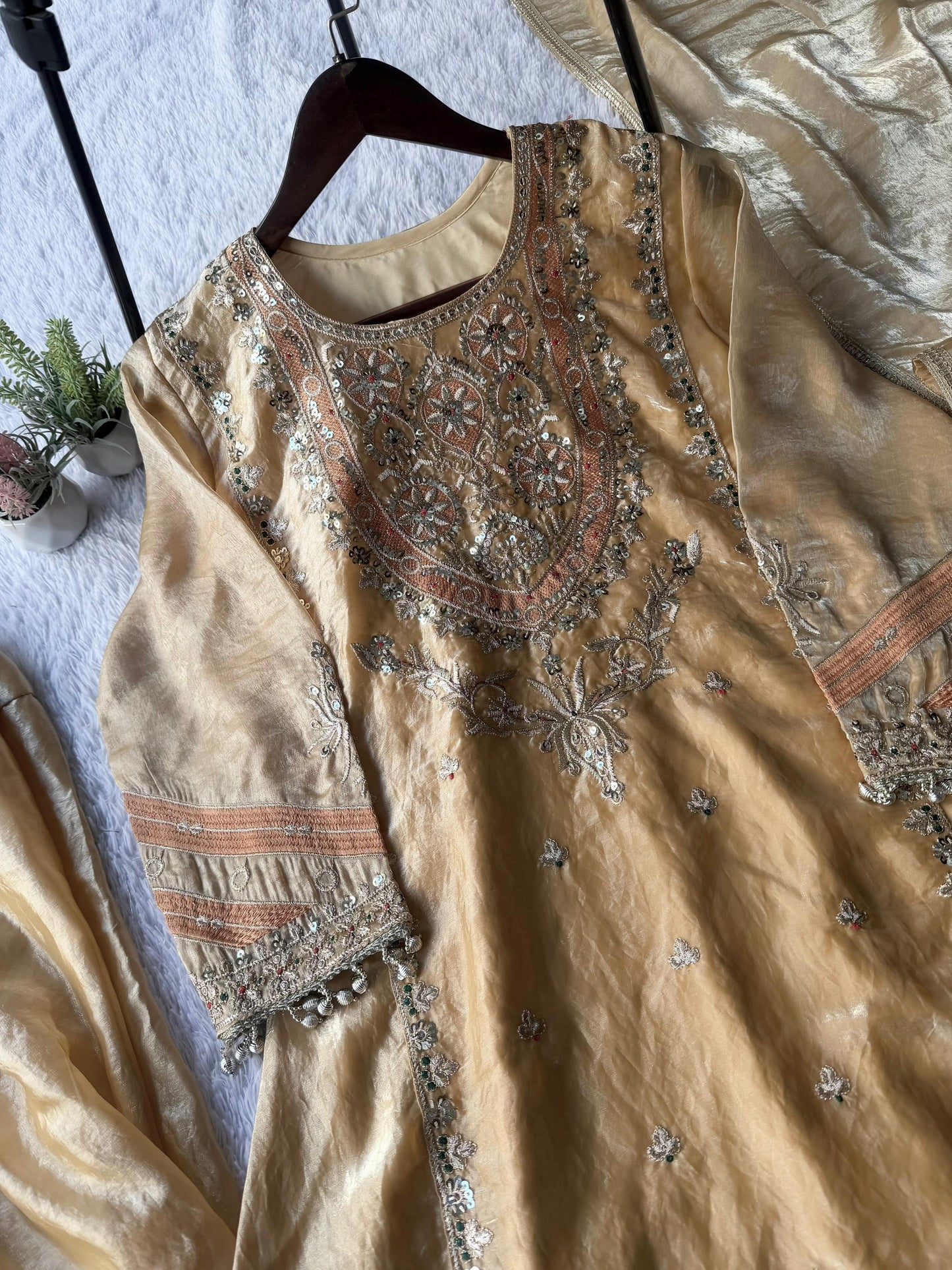 Embroidered Sequence Work Salwar Suit