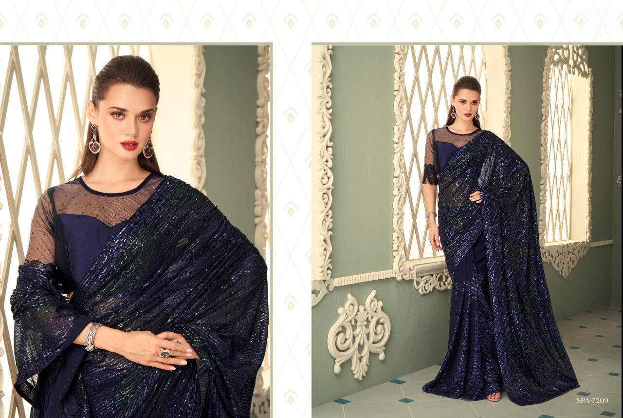 Smooth Georgette Party Wear Saree
