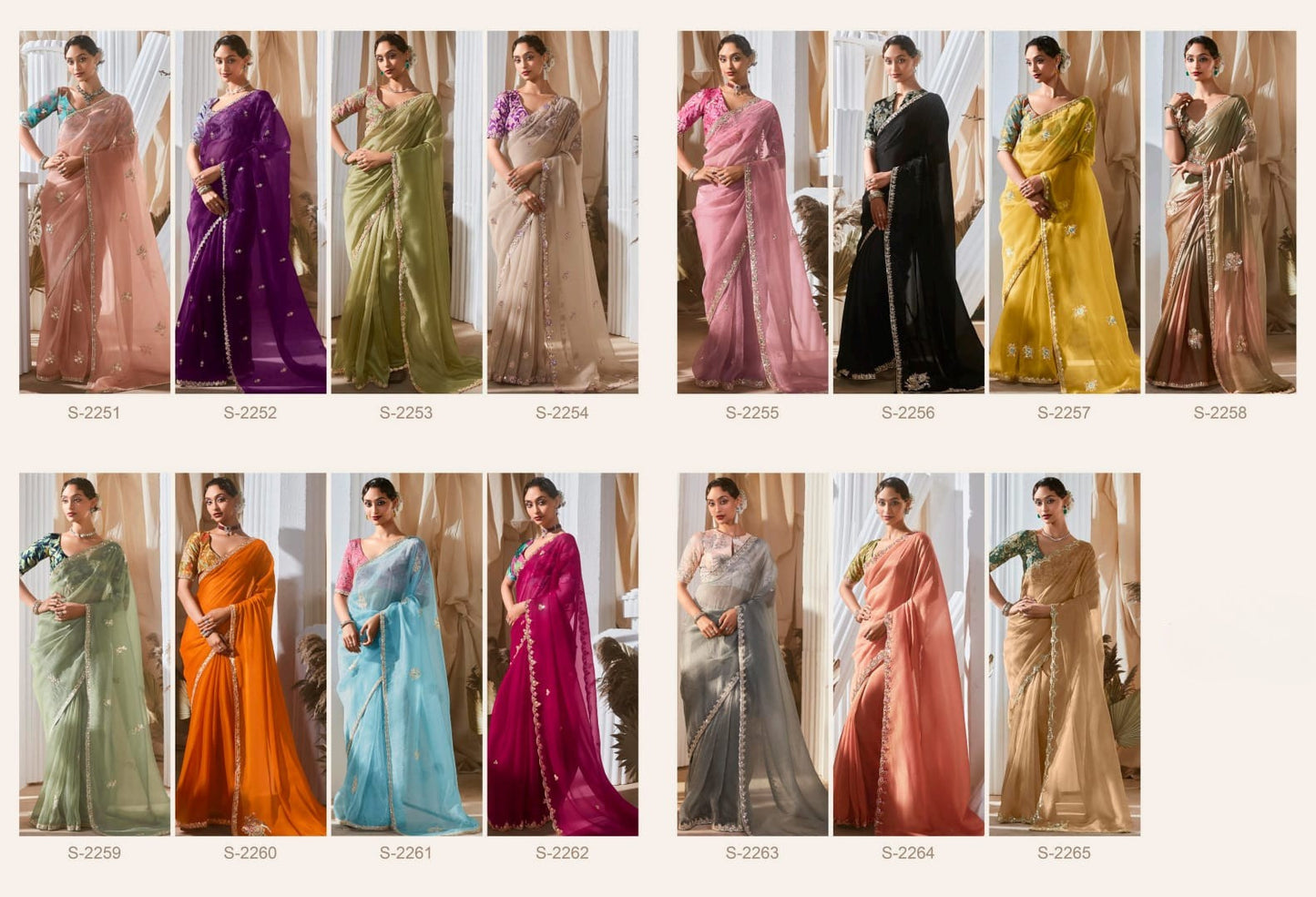 Lace Embroidered Georgette Fancy Saree