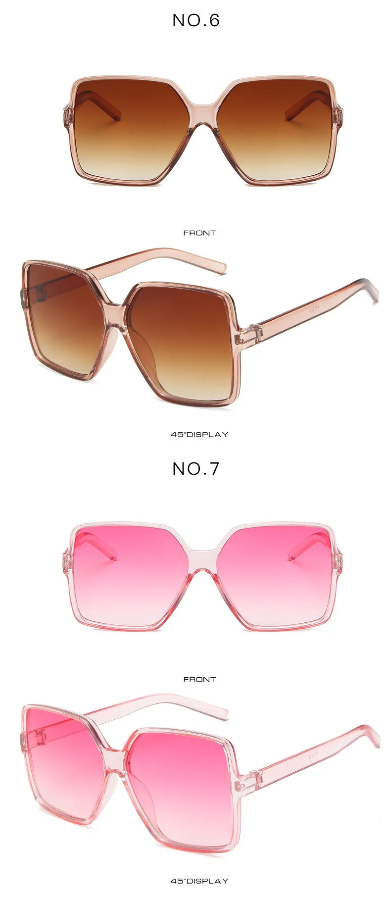 Fashion Classic Oversize Sunglasses for Women