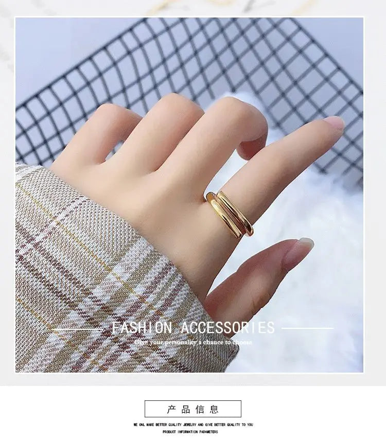 Double Layer Geometric Ring