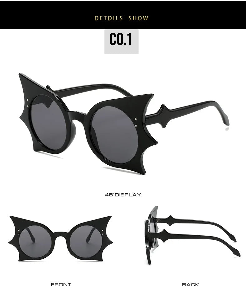 Women Bat Punk Eyewear