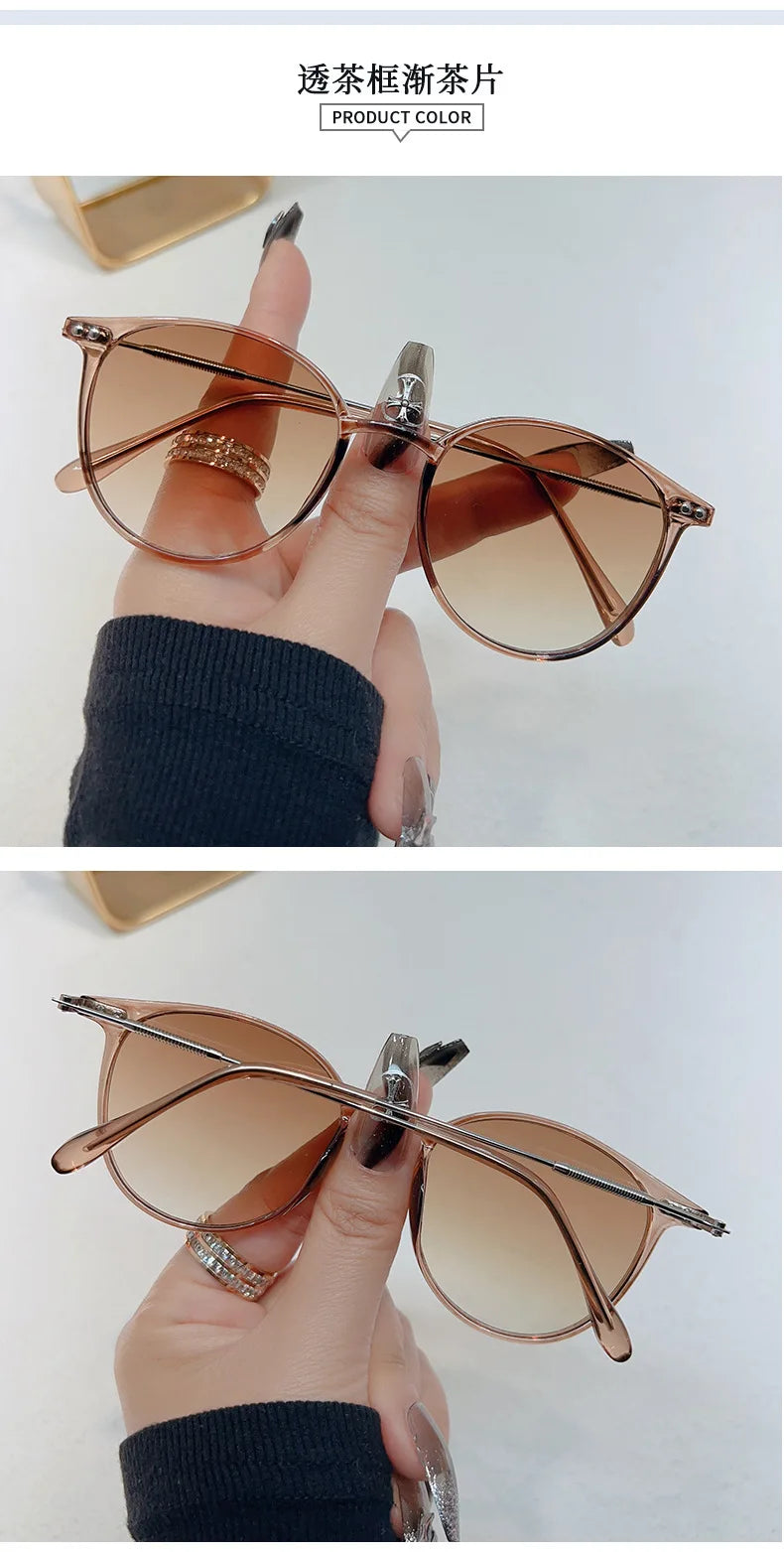 Round Vintage Sunglasses for Women