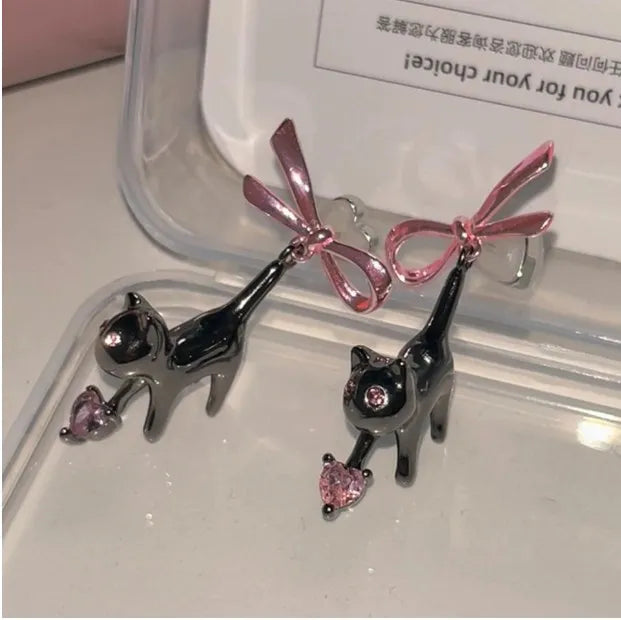 Cartoon 3D Polymer Clay Animal Earrings