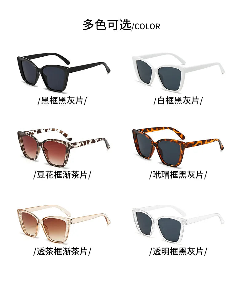 INS Vintage Cat Eye Women Sunglasses