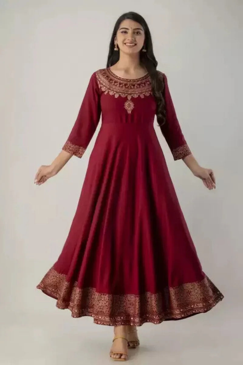 Anarkali Kurta and Dupatta Set