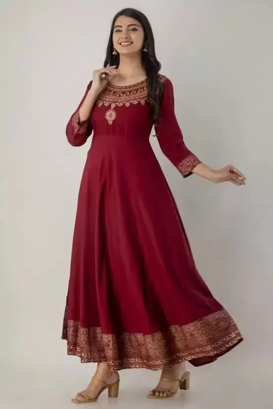 Anarkali Kurta and Dupatta Set