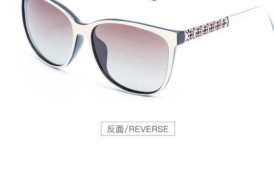 New Fashion TR Memory Frame Polarizing Women Sunglasses