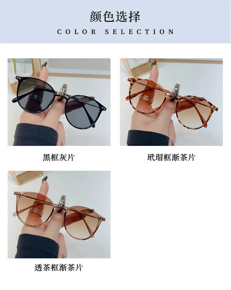 Round Vintage Sunglasses for Women