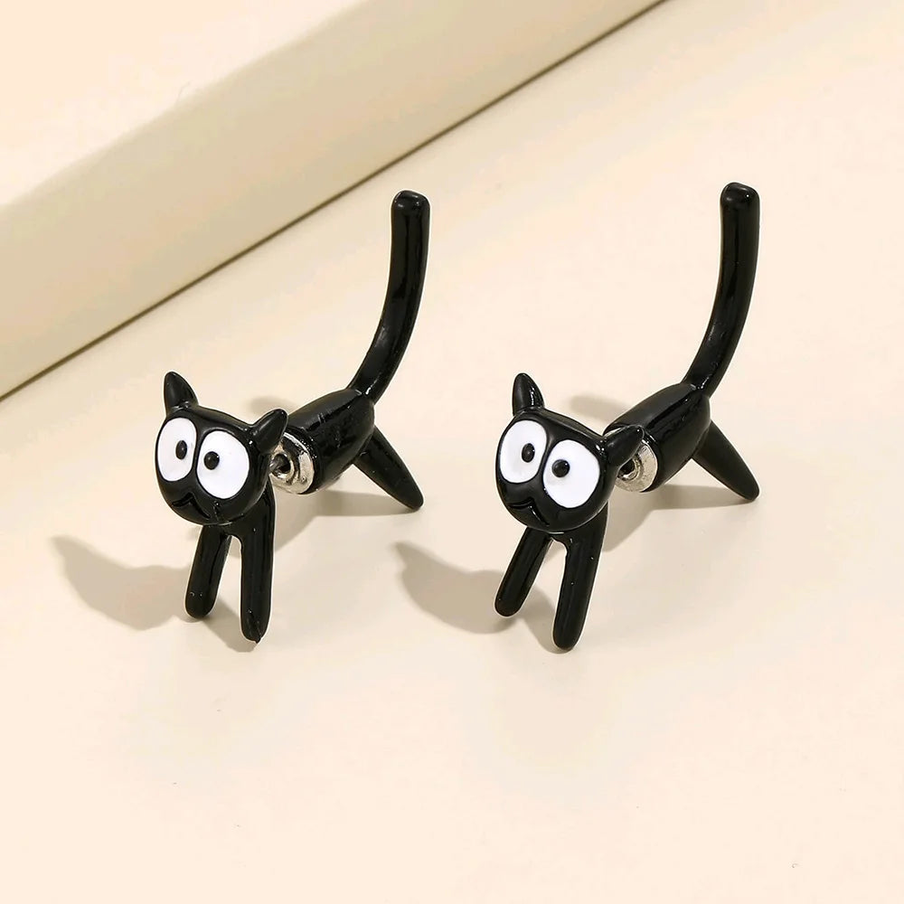 Cartoon 3D Polymer Clay Animal Earrings