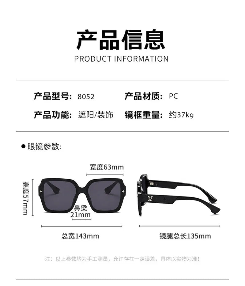 New Fashion Square Women Sunglasses