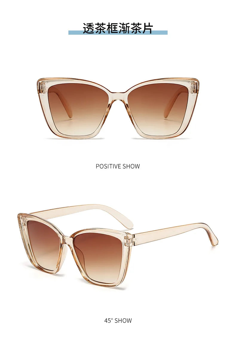 INS Vintage Cat Eye Women Sunglasses