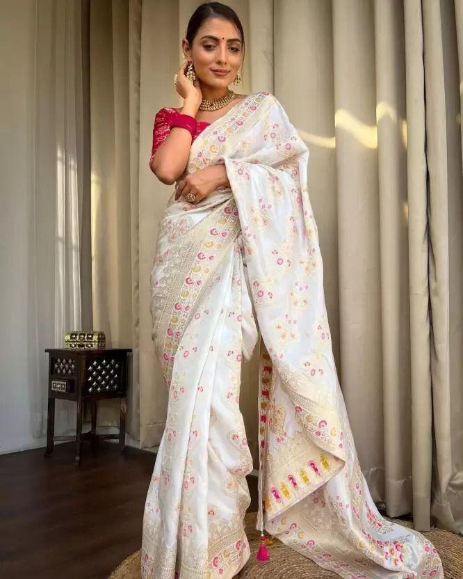 Banarasi Soft Lichi Silk Saree