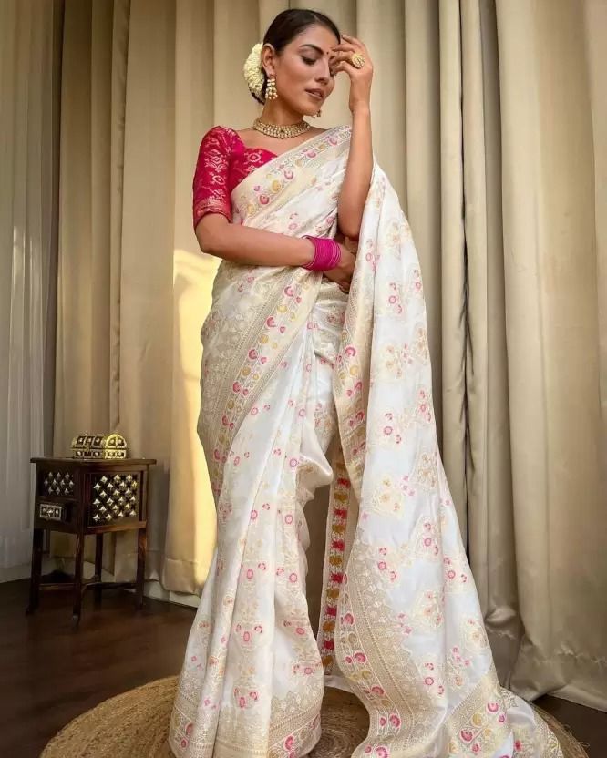 Banarasi Soft Lichi Silk Saree