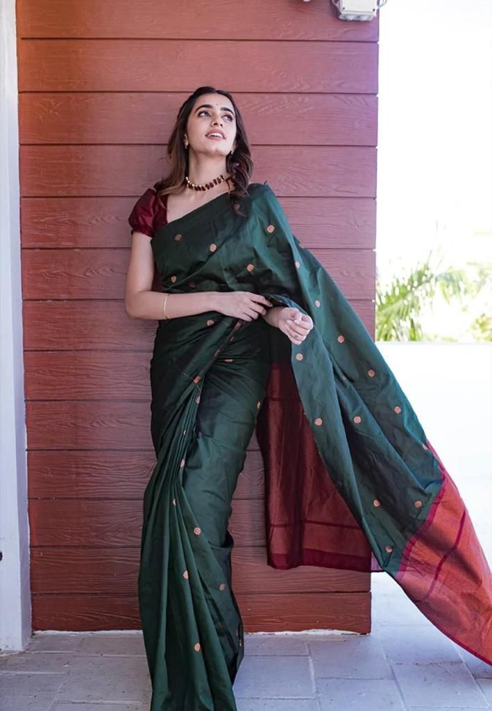 Soft Lichi Silk Saree