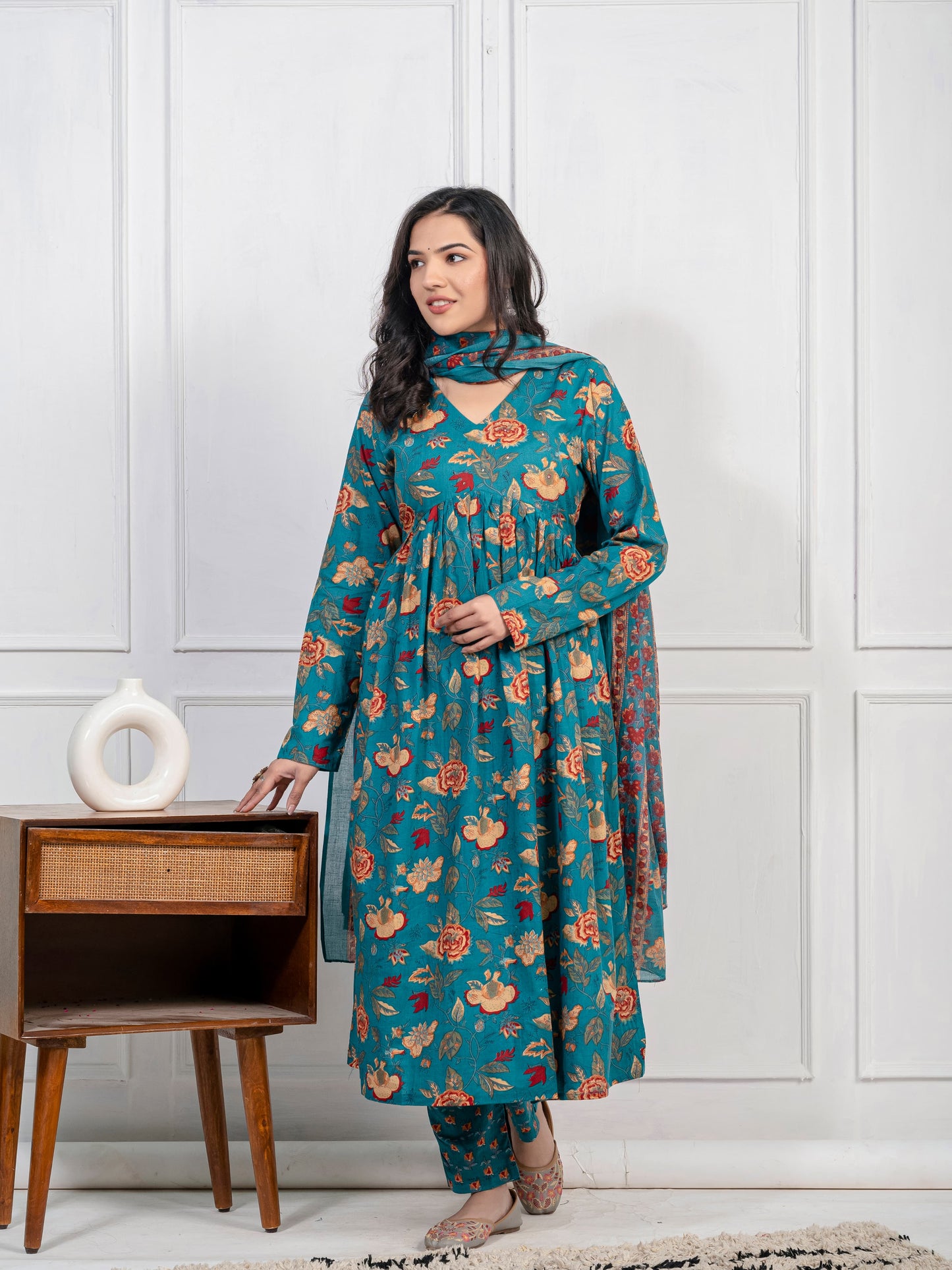 Designer Pure Cotton Salwar Suit