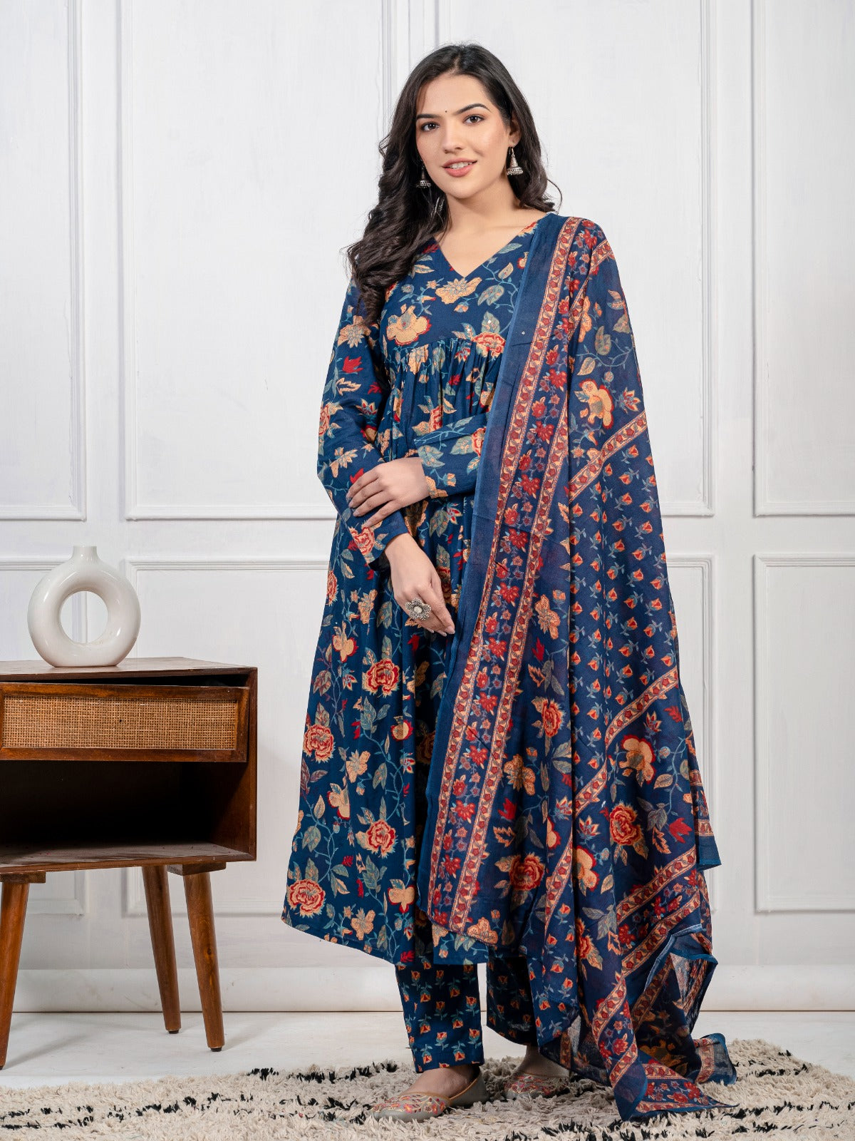 Designer Pure Cotton Salwar Suit