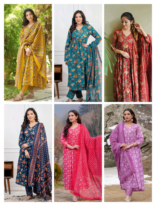 Designer Pure Cotton Salwar Suit