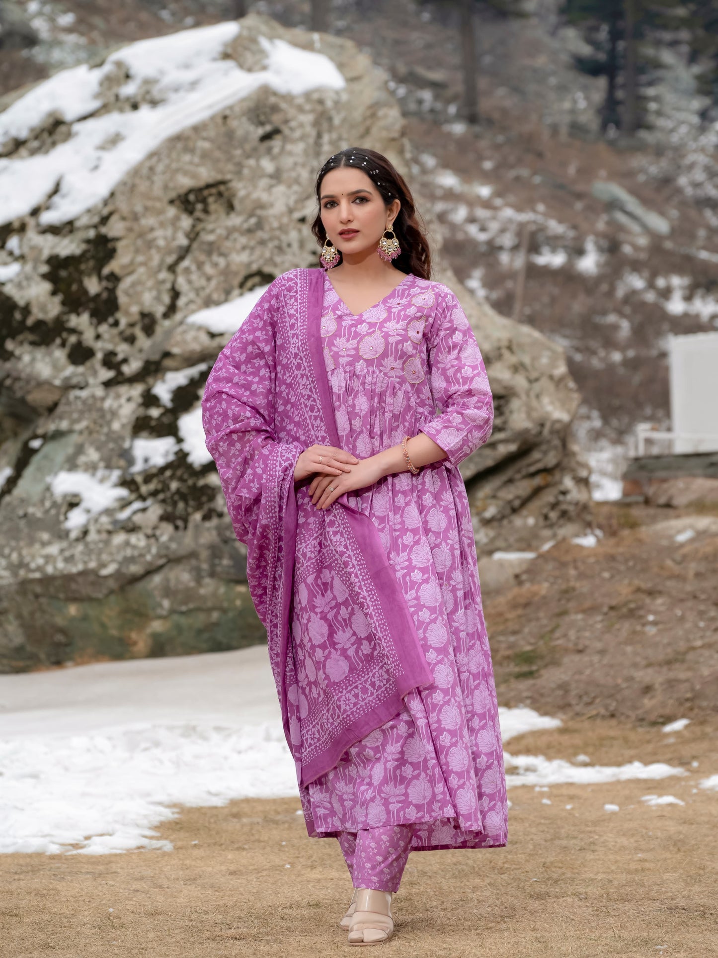 Designer Pure Cotton Salwar Suit