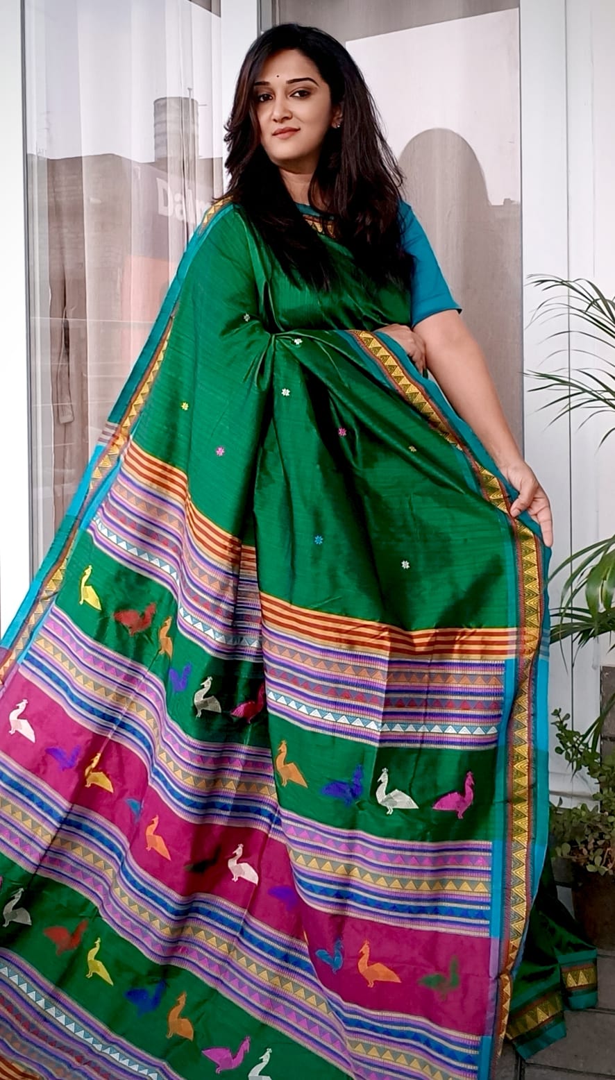 Royal  Dongria Silk Saree