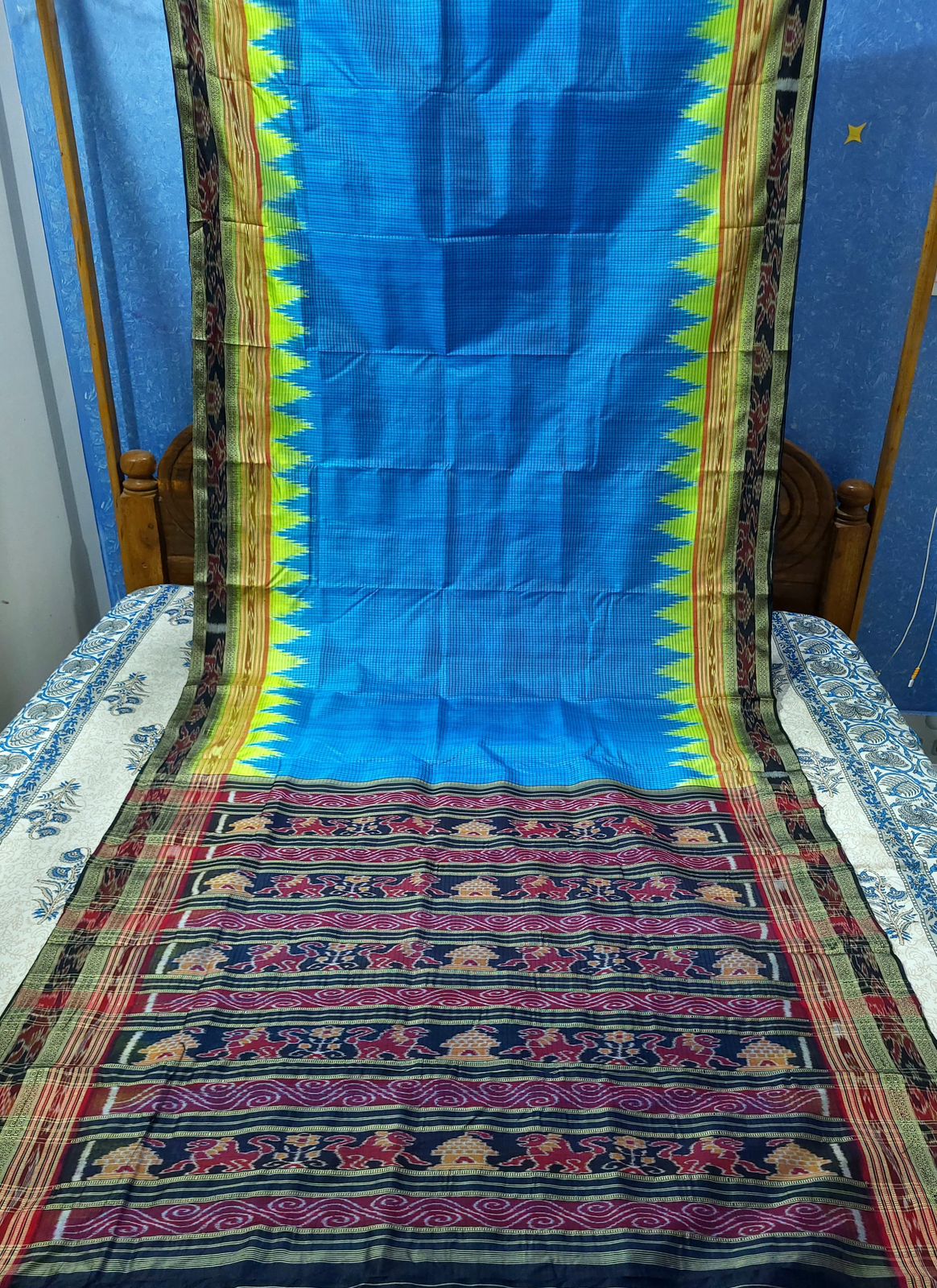Elegant Khandua Mulberry Silk Pata Saree