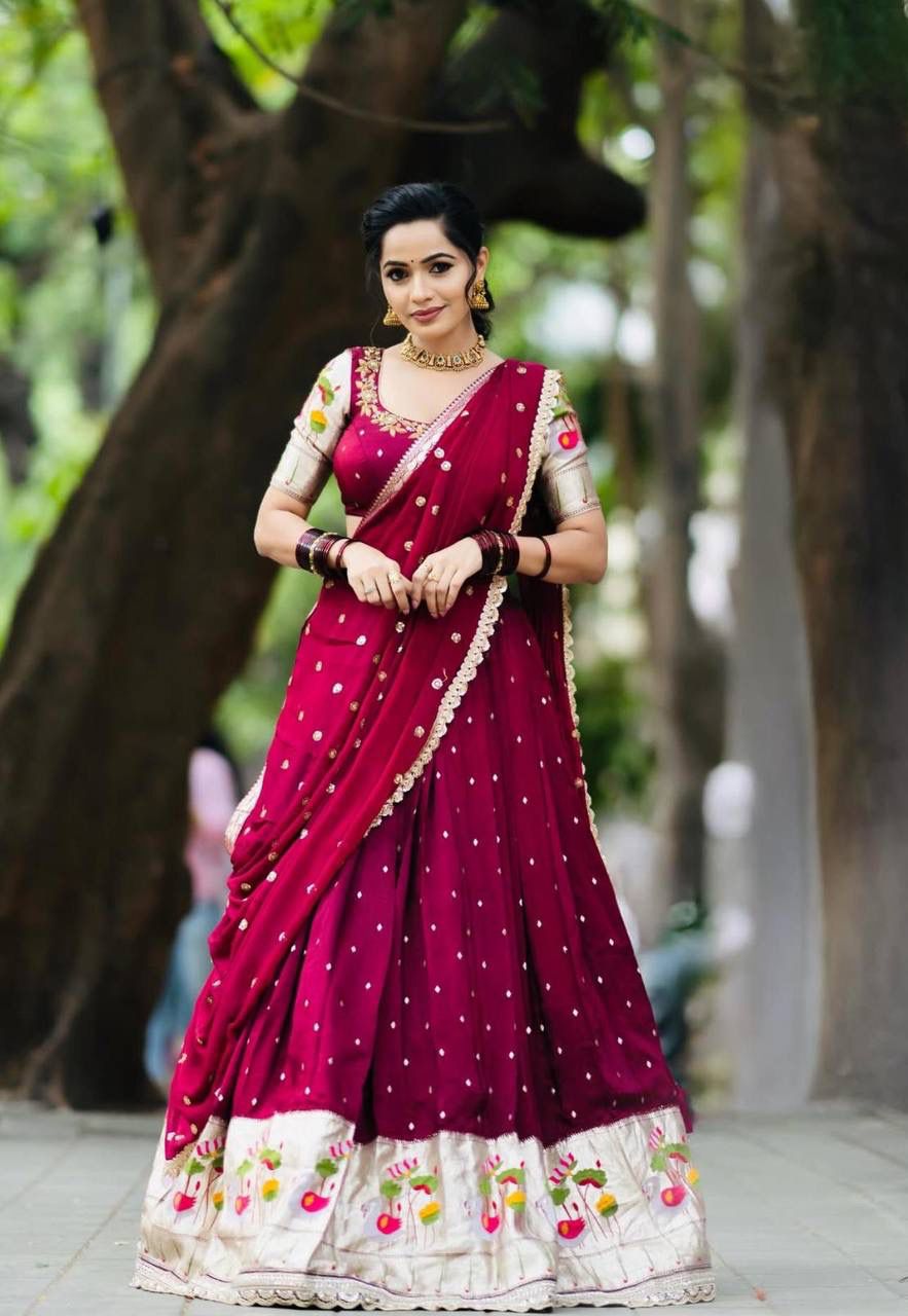 Faux Georgette Lehenga Choli with Embroidery Sequence Work