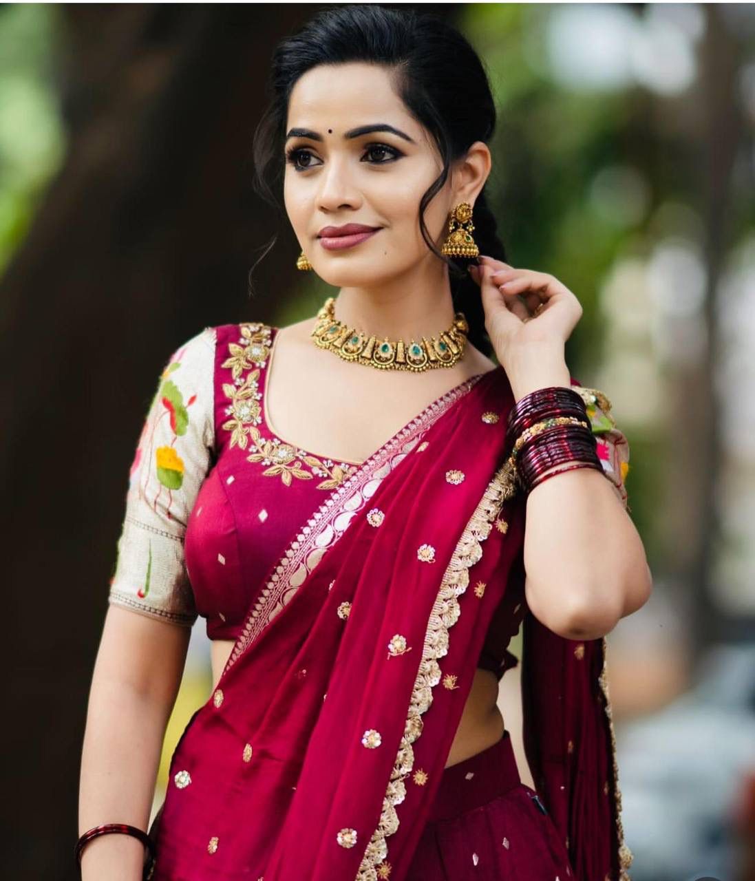Faux Georgette Lehenga Choli with Embroidery Sequence Work
