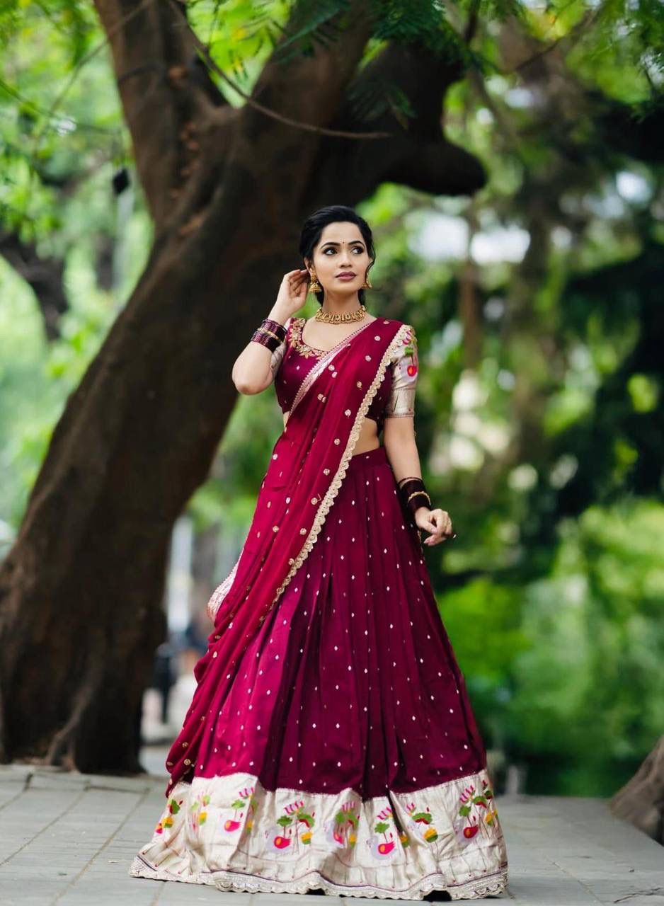 Faux Georgette Lehenga Choli with Embroidery Sequence Work