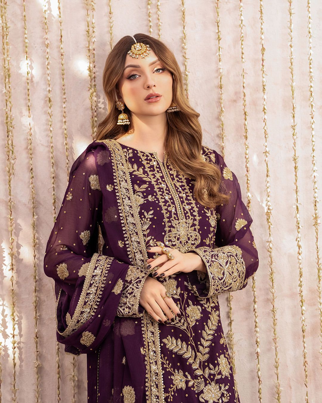 Women's Georgette Sequence Embroidery Work Kurta  Plazzo Dupatta Set