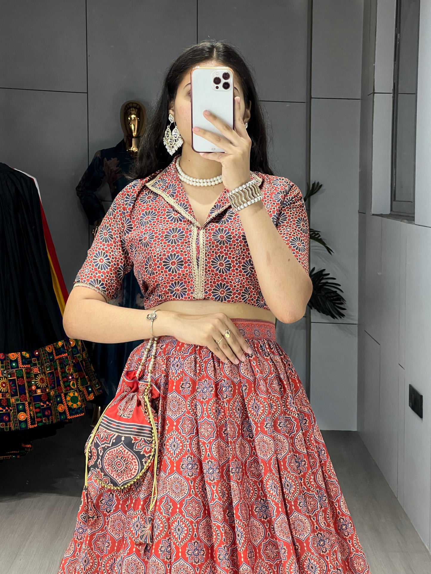 Pure Crepe Silk designer  Lehenga