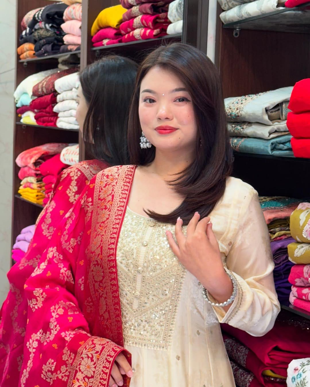 Royal Anarkali Flared Kurti Pant Dupatta Set