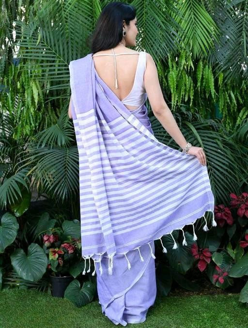 Designer Cotton Indian Handloom Khadi Ethnic Saree