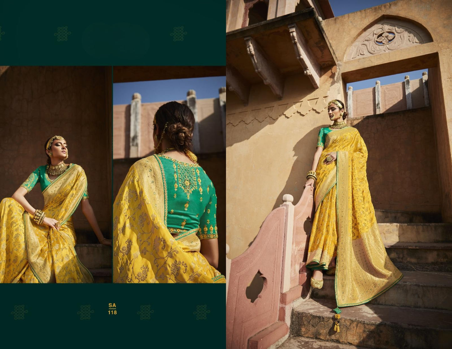 Pure Viscose Dola Silk Saree With Handwork On Blouse And Pallu