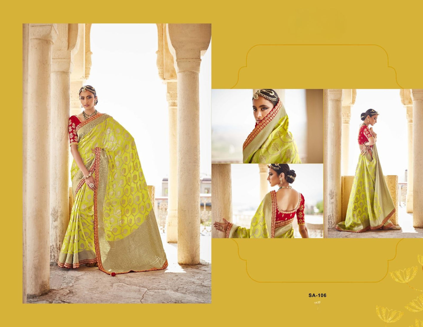 Pure Viscose Dola Silk Saree With Handwork On Blouse And Pallu